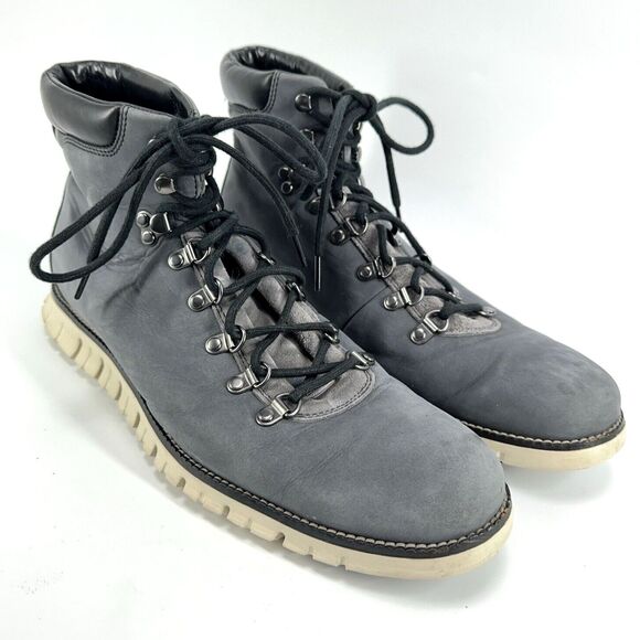 Mens Cole Haan ZeroGrand Hiker ll Lace Up Boots High Top Shoes Gray  Size 11.5 M main image 7